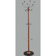 AM Hat & Coat Stand Light Brown